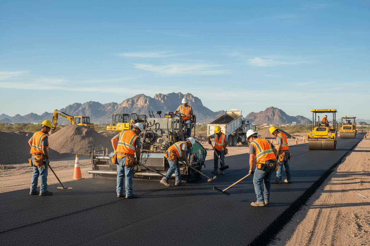 Black & Gray Asphalt Co. team